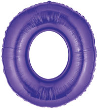 Number 0 Balloons Purple